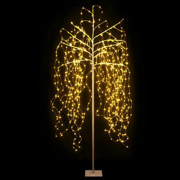 NNEDSZ 2.1M Christmas Tree 600 LED Solar Jingle Jollys