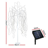 NNEDSZ 2.1M Christmas Tree 600 LED Solar Jingle Jollys