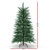 NNEDSZ Jingle Jollys Christmas Tree 1.5M LED Xmas Tree Sparse 263 Tips Party Decoration