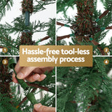 NNEDSZ Jingle Jollys Christmas Tree 1.5M LED Xmas Tree Sparse 263 Tips Party Decoration