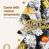 NNEDSZ Jingle Jollys Tabletop Christmas Tree 60CM Snowy Xmas Tree Tree Topper Ornaments