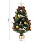 NNEDSZ Jingle Jollys Tabletop Christmas Tree 60CM LED Xmas Tree Tree Topper Ornaments