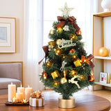 NNEDSZ Jingle Jollys Tabletop Christmas Tree 60CM LED Xmas Tree Tree Topper Ornaments
