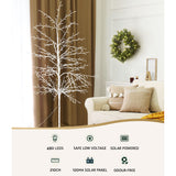 NNEDSZ 2.1M Christmas Tree 480 LED Solar Jingle Jollys