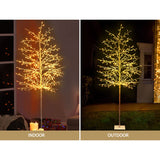 NNEDSZ 2.1M Christmas Tree 480 LED Solar Jingle Jollys
