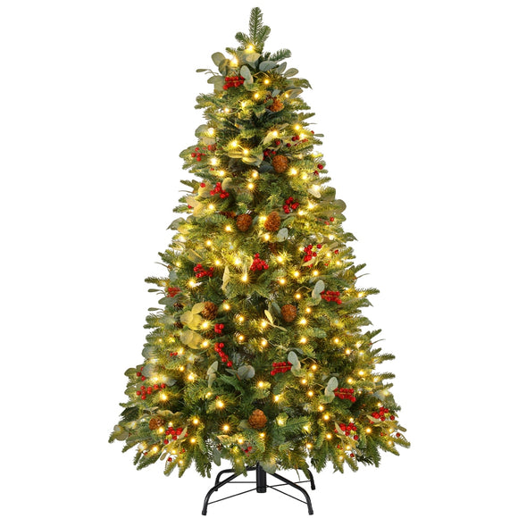 NNEDSZ Jingle Jollys Christmas Tree 1.5m 160 LED Xmas Tree Party Decorations 355 Tips