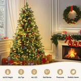 NNEDSZ Jingle Jollys Christmas Tree 1.5m 160 LED Xmas Tree Party Decorations 355 Tips