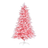 NNEDSZ Jingle Jollys Christmas Tree 1.8m Pink Xmas Tree Snowy Party Decor 810 Tips