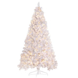 NNEDSZ Jingle Jollys Christmas Tree 2.1m 500 LED Xmas Tree Decorations White 1260 Tips