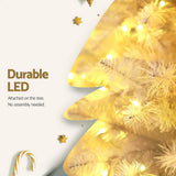 NNEDSZ Jingle Jollys Christmas Tree 2.1m 500 LED Xmas Tree Decorations White 1260 Tips