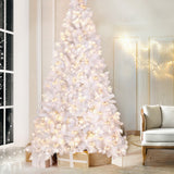NNEDSZ Jingle Jollys Christmas Tree 2.1m 500 LED Xmas Tree Decorations White 1260 Tips
