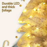 NNEDSZ Jingle Jollys Christmas Tree 2.1m RGB Remote Xmas Party Decorations 1310 Tips