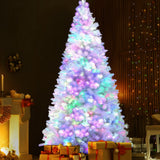 NNEDSZ Jingle Jollys Christmas Tree 2.1m RGB Remote Xmas Party Decorations 1310 Tips
