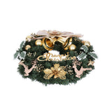 NNEDSZ Jingle Jollys Christmas Wreath 60CM Garland Flowers Baubles Party Decorations