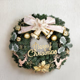 NNEDSZ Jingle Jollys Christmas Wreath 60CM Garland Flowers Baubles Party Decorations