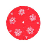 NNEDSZ Christmas Tree Skirt 90cm Snowflake Ornaments Party Decorations