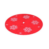 NNEDSZ Christmas Tree Skirt 90cm Snowflake Ornaments Party Decorations
