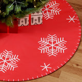NNEDSZ Christmas Tree Skirt 90cm Snowflake Ornaments Party Decorations