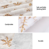 NNEDSZ Christmas Tree Skirt 120cm Snowflake Ornaments Xmas Decorations