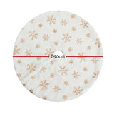 NNEDSZ Christmas Tree Skirt 90cm Snowflake Ornaments Xmas Decorations