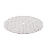 NNEDSZ Christmas Tree Skirt 90cm Snowflake Ornaments Xmas Decorations