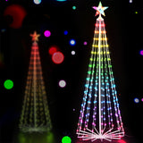 NNEDSZ 1.8M Christmas Tree 265 LED RGB Fairy Lights Jingle Jollys