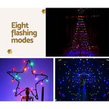 NNEDSZ 3.6M Christmas Tree 400 LED Solar Jingle Jollys