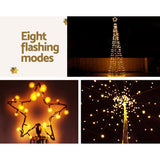 NNEDSZ 3.6M Christmas Tree LED Solar Warm Jingle Jollys
