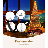 NNEDSZ 3.6M Christmas Tree LED Solar Warm Jingle Jollys