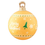 NNEDSZ Christmas Inflatable Ball Led  60cm Decoration Giant Bauble Gold
