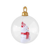 NNEDSZ Christmas Inflatable Ball 60cm Snowman Decoration Giant Bauble