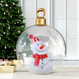 NNEDSZ Christmas Inflatable Ball 60cm Snowman Decoration Giant Bauble