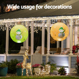NNEDSZ Christmas Inflatable Ball Led 60cm Snowman Decoration Bauble Gold