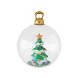 NNEDSZ Christmas Inflatable Ball 60cm Tree Decoration Giant Bauble Clear