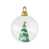 NNEDSZ Christmas Inflatable Ball 60cm Tree Decoration Giant Bauble Clear