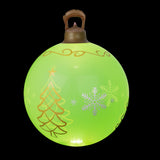 NNEDSZ Christmas Inflatable Ball Led 60cm Tree Decoration Bauble Green
