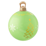NNEDSZ Christmas Inflatable Ball Led 60cm Tree Decoration Bauble Green