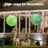 NNEDSZ Christmas Inflatable Ball Led 60cm Tree Decoration Bauble Green