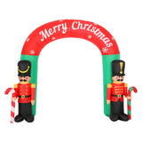 NNEDSZ Jingle Jollys Christmas Inflatable Archwary Nutcracker 3M Illuminated Decorations