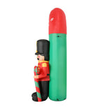 NNEDSZ Jingle Jollys Christmas Inflatable Archwary Nutcracker 3M Illuminated Decorations
