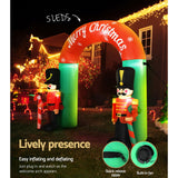 NNEDSZ Jingle Jollys Christmas Inflatable Archwary Nutcracker 3M Illuminated Decorations