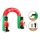NNEDSZ Jingle Jollys Christmas Inflatable Archwary Nutcracker 3M Illuminated Decorations