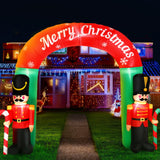 NNEDSZ Jingle Jollys Christmas Inflatable Archwary Nutcracker 3M Illuminated Decorations