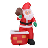 NNEDSZ Jingle Jollys Christmas Inflatable Santa Illuminated Decorations