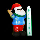 NNEDSZ Jingle Jollys Christmas Inflatable Santa 1.6M Illuminated Decorations