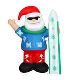 NNEDSZ Jingle Jollys Christmas Inflatable Santa 1.6M Illuminated Decorations