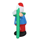 NNEDSZ Jingle Jollys Christmas Inflatable Santa 1.6M Illuminated Decorations