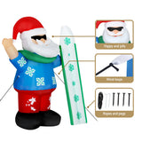 NNEDSZ Jingle Jollys Christmas Inflatable Santa 1.6M Illuminated Decorations