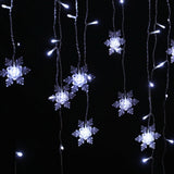 NNEDSZ 160 LED 6M Christmas Lights Icicle Light Solar Cold Jingle Jollys