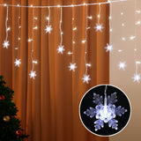 NNEDSZ 160 LED 6M Christmas Lights Icicle Light Solar Cold Jingle Jollys
